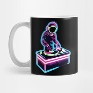 Retro Astronaut DJ Funny Astronaut Mug